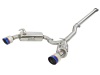 Evo 10 - aFe - Takeda 3in. to 2.5in. 304 SS C/B Exhaust 4-2.0L (t) - Blue Flamed Tips