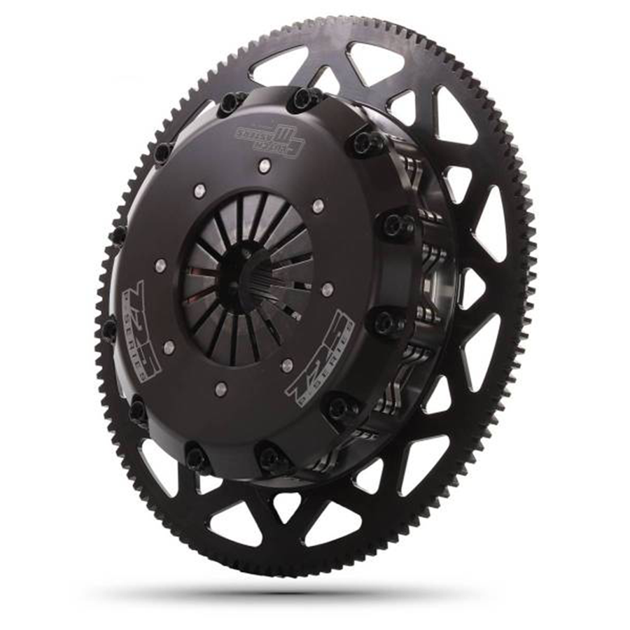 Evo 123 - Clutch Masters - FX725 PRO Triple Disc Clutch Kit (Steel Flywheel) (4G63 7-Bolt)