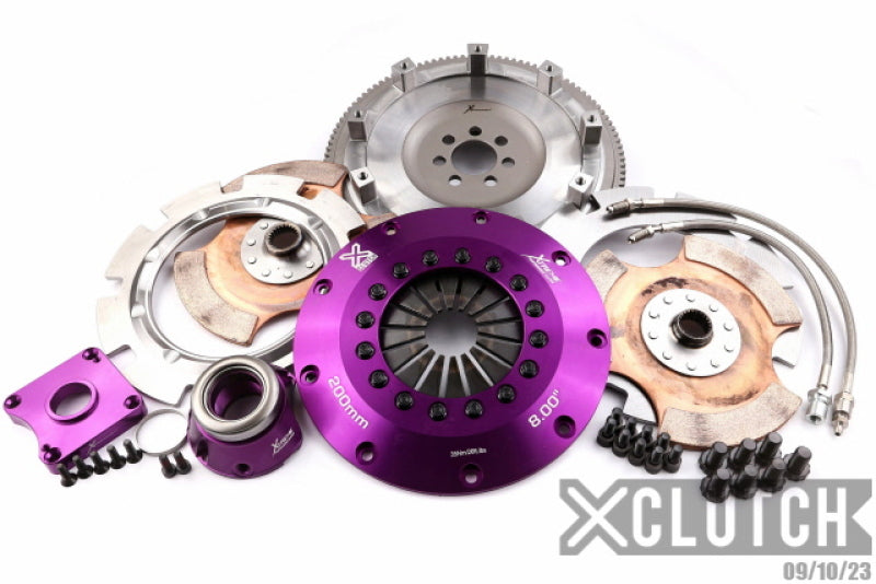 Evo 10 - XClutch - 2.0L 8in Twin Solid Ceramic Clutch Kit