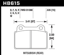 Load image into Gallery viewer, Evo 10 - Hawk Performance - Performance Ceramic Street Rear Brake Pads