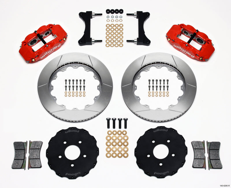 Evo 789 - Wilwood - Narrow Superlite 6R Front Hat Kit 14.00in Red