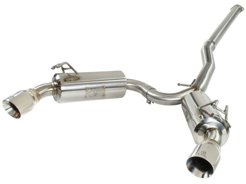 Evo 10 - aFe - Takeda Exhaust 304SS Dual Cat-Back w/ Polished Tips 2.0L Turbo