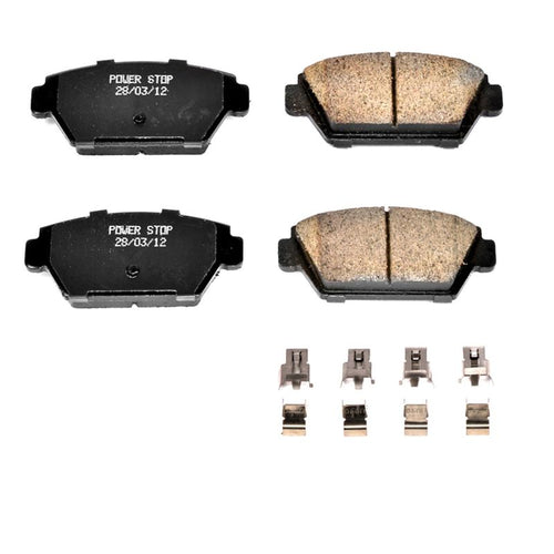 Eclipse GSX - PowerStop - Eagle Talon Rear Z17 Ceramic Brake Pads w/Hardware