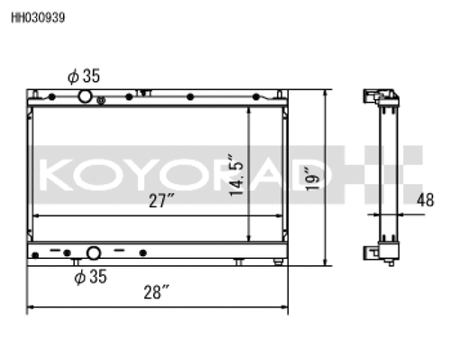 Evo 456 - Koyo Radiator