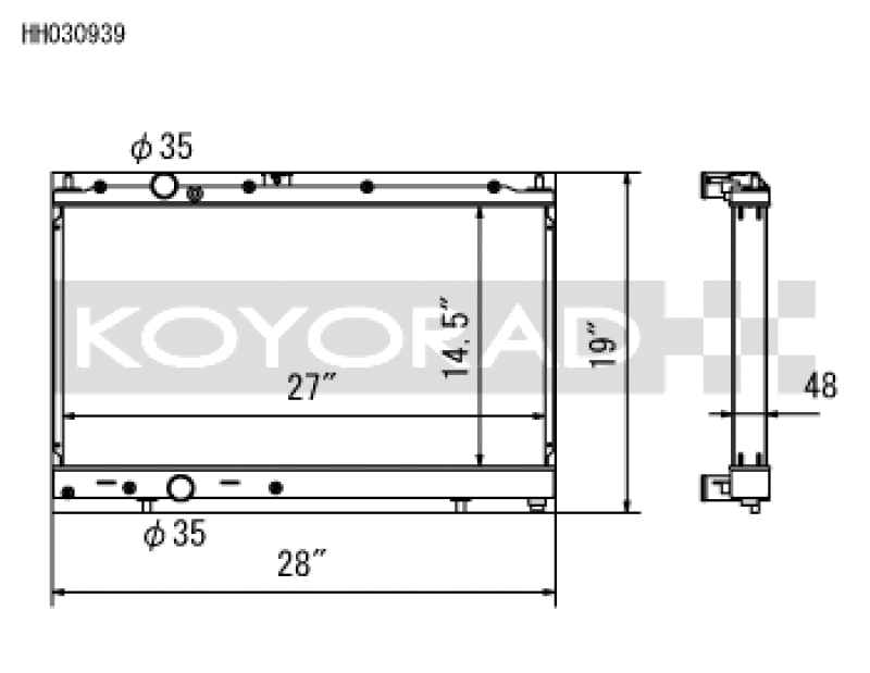 Evo 456 - Koyo Radiator