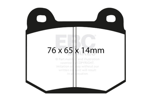 Evo 789 - EBC - 2.0 Turbo Redstuff Rear Brake Pads