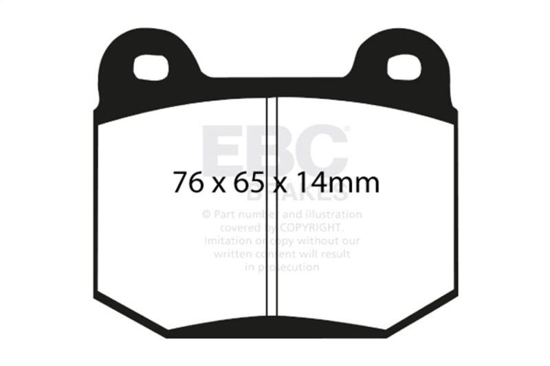 Evo 789 - EBC - 2.0 Turbo Redstuff Rear Brake Pads