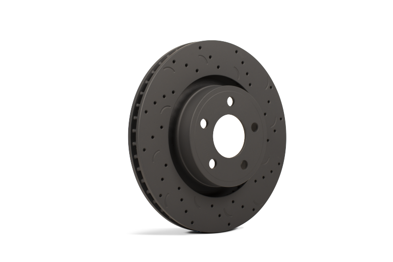 Evo 10 - Hawk Performance - Talon GSR AWD Drilled and Slotted Rear Brake Rotor Set
