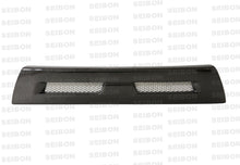 Load image into Gallery viewer, Evo 10 - Seibon - Shaved Emblem Carbon Fiber Front Grill does not fit MR model
