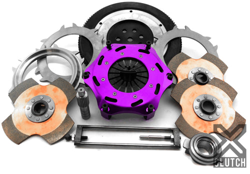 Evo 4-9 - XClutch - 2.0L 7.25in Triple Solid Ceramic Clutch Kit