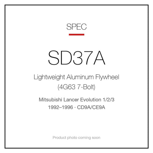 Evo 123 - SPEC - Lightweight Aluminum Flywheel (4G63 7-Bolt)