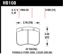 Load image into Gallery viewer, Evo 789 - Hawk Performance - Alfa Romeo GTV-6 2.5 HPS 5.0 Front Brake Pads