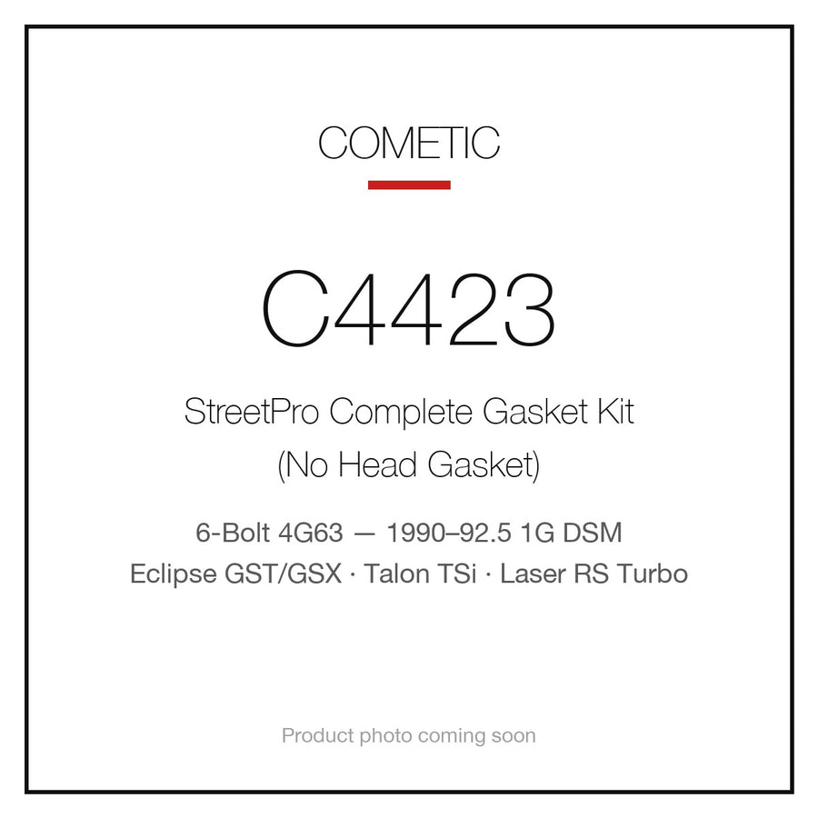 6-Bolt 4G63 (89-92 DSM) - Cometic - Complete Gasket Kit (No Head Gasket)