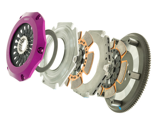 Evo 4-9 - Exedy - (Gen 4-7) Hyper Twin Cerametallic Clutch Rigid Disc Pull Type