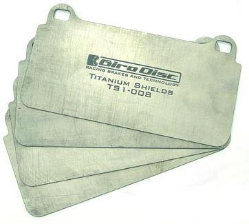 Evo 10 - Girodisc - Front Titanium Pad Shields