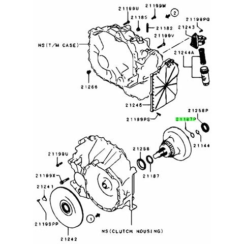 Evo 10 - Mitsubishi OEM - M/T Case O-Ring