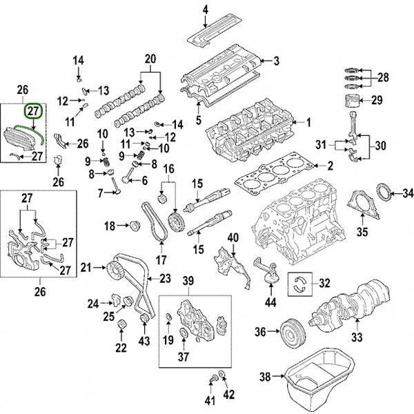 Evo 8-9 - Mitsubishi OEM - Cam Cover Gasket