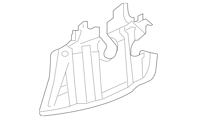 Evo 8-9 - Mitsubishi OEM - Engine Splash Shield - Passenger Side