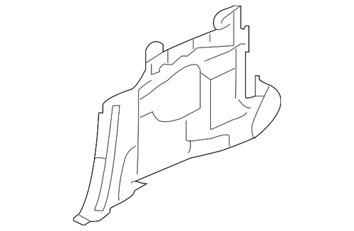 Evo 8-9 - Mitsubishi OEM - Engine Splash Shield - Driver Side