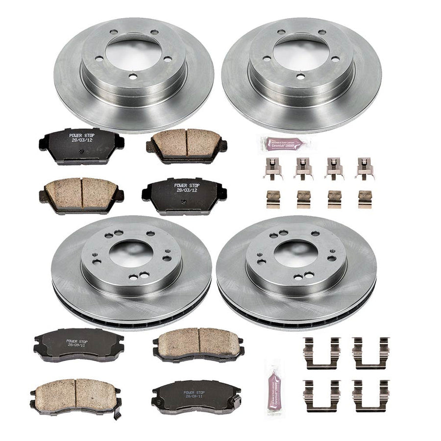 Eclipse GSX 1G (1990-1992) - PowerStop - Front & Rear Autospecialty Brake Kit