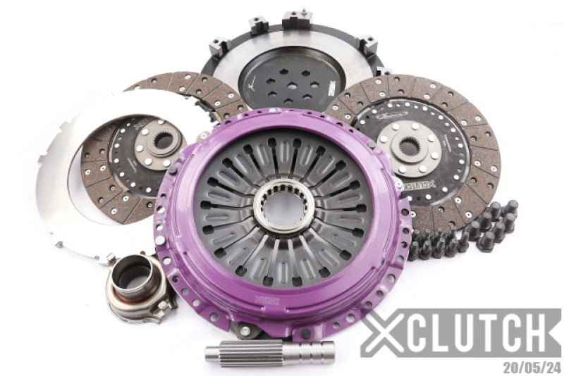 Evo 4-9 - XClutch - 2.0L 9in Twin Solid Organic Clutch Kit