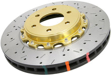 Load image into Gallery viewer, Evo 7-10 - DBA - Front Drilled &amp; Slotted 5000 Series 2 Piece Rotor Assembled w/ Black Hat
