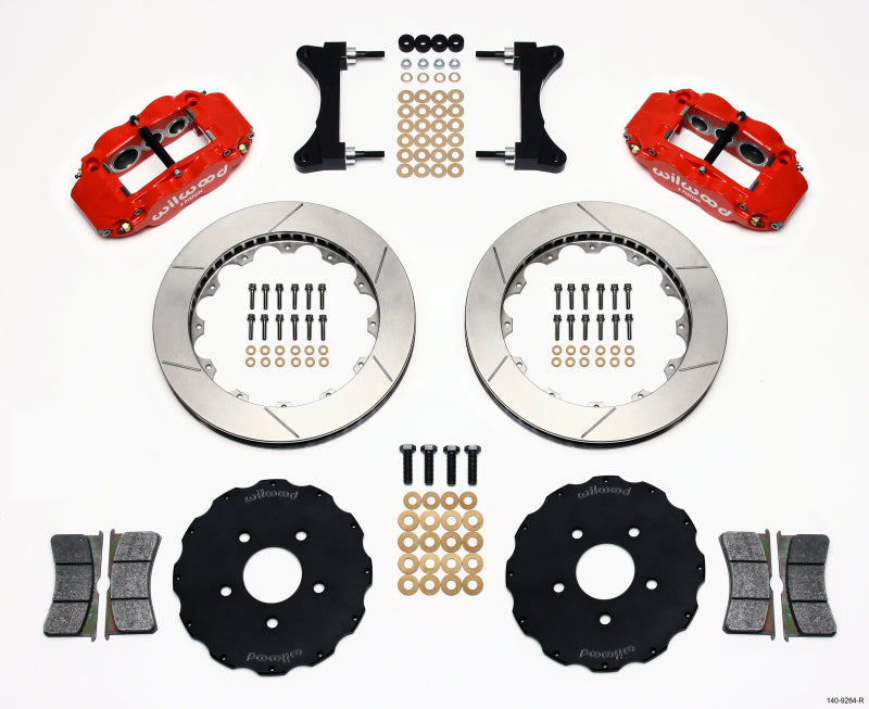 Evo 789 - Wilwood - Narrow Superlite 6R Front Hat Kit 13.06in Red