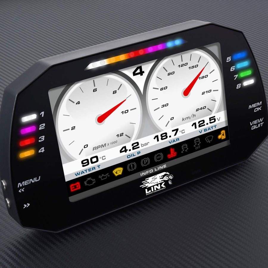 Link ECU - AiM MXG 7 inch Dash - Strada Street Edition