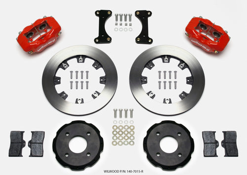 Evo 4-9 - Wilwood - Forged Dynalite Front Hat Kit 12.19in Red