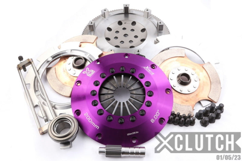 Evo 4-9 - XClutch - 2.0L 8in Twin Solid Ceramic Clutch Kit