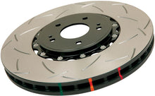 Load image into Gallery viewer, Evo 789 - DBA - Front Slotted 5000 Series 2 Piece Rotor Assembled w/ Black Hat
