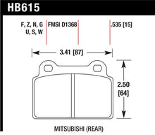 Load image into Gallery viewer, Evo 10 - Hawk Performance - (1-piece front rotor) High Perf. Street 5.0 Rear Brake Pads
