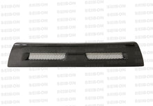 Load image into Gallery viewer, Evo 10 - Seibon - Shaved Emblem Carbon Fiber Front Grill does not fit MR model
