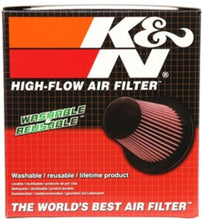 Load image into Gallery viewer, Evo 789 - K&amp;N Engineering - Universal Round Tapered Carbon Fiber Air Filter 6in Flg ID Centered/7.5in B OD/4.5in T OD/4in H
