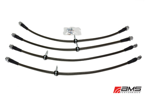 Evo 10 - AMS Performance - Stainless Steel Brake Lines (4 Lines)