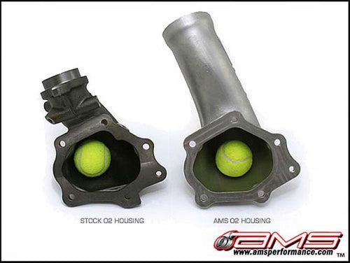 Evo 10 - AMS Performance - Widemouth Downpipe w/Turbo Outlet Pipe