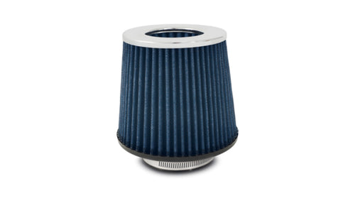 Evo 8-9 - Vibrant Performance - Open Funnel Perf Air Filter (5in Cone O.D. x 5in Tall x 4.5in inlet I.D.) Chrome Filter