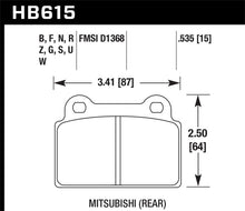 Load image into Gallery viewer, Evo 10 - Hawk Performance - DTC-60 Race Rear Brake Pads
