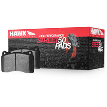 Load image into Gallery viewer, Evo 10 - Hawk Performance - (1-piece front rotor) High Perf. Street 5.0 Rear Brake Pads
