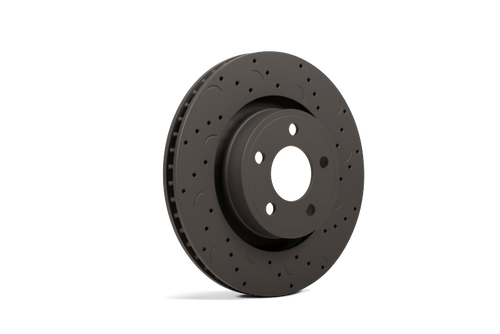Evo 10 - Hawk Performance - Talon GSR AWD Drilled and Slotted Rear Brake Rotor Set