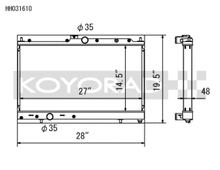 Load image into Gallery viewer, Evo 789 - Koyo - 0L Turbo (MT) Radiator
