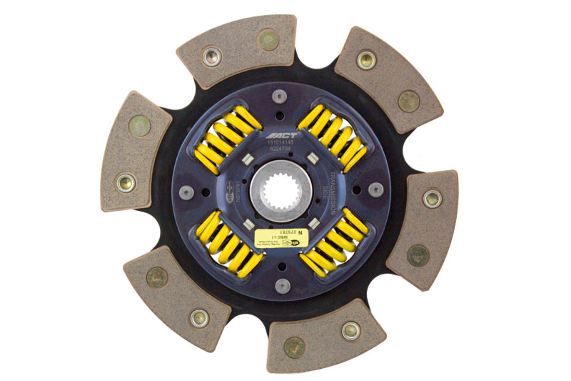 Evo 123 - ACT - 6-Pad Sprung Race Clutch Disc (4G63 7-Bolt)