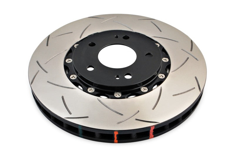 Evo 789 - DBA - Front Slotted 5000 Series 2 Piece Rotor Assembled w/ Black Hat