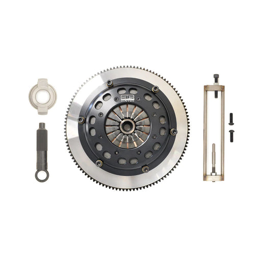 Evo 10 - Comp1 Clutch - 2.0L 5spd Rigid Twin Disc Ceramic Clutch Kit w/ Ultra Light FW