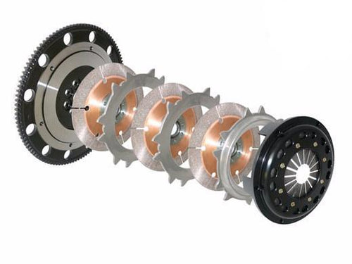 Evo 4-9 - Comp1 Clutch - 2.0L (4G63) 184mm Rigid Triple Disc Clutch Kit