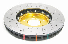 Load image into Gallery viewer, Evo 789 - DBA - Front Drilled &amp; Slotted 5000 Series 2 Piece Rotor Assembled w/ Gold Hat
