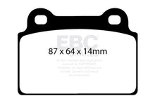 Load image into Gallery viewer, Evo 10 - EBC - 0 Turbo (1 piece rotor) Yellowstuff Rear Brake Pads
