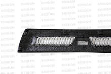 Load image into Gallery viewer, Evo 10 - Seibon - Shaved Emblem Carbon Fiber Front Grill does not fit MR model
