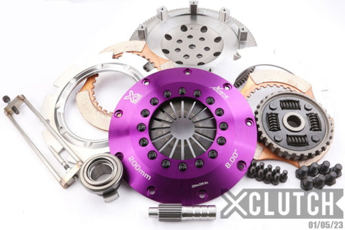Evo 4-9 - XClutch - 2.0L 8in Twin Sprung Ceramic Clutch Kit