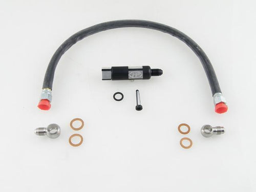 Evo 10 - Forced Performance - Oil Supply Line w/Inline Filter/Restrictor Ball Bearing